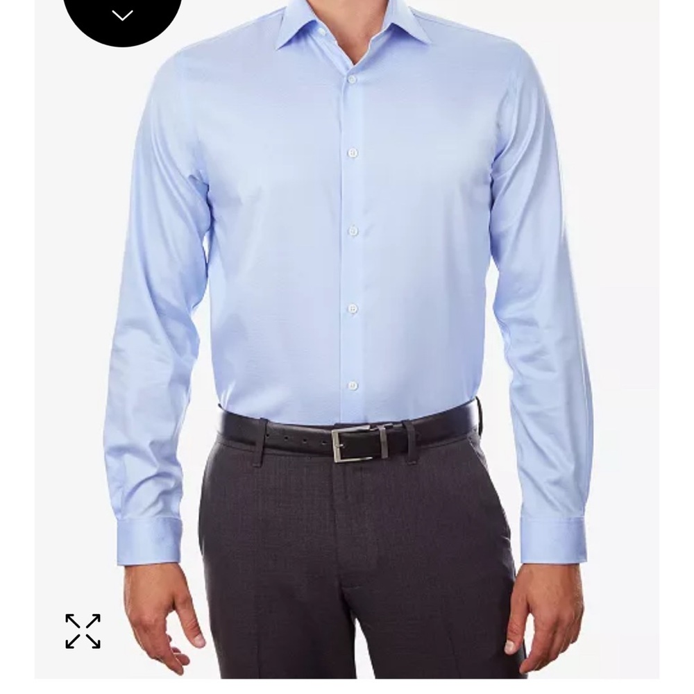 Dress shirt by Michael Kors in sea calm color. It has never been worn.